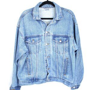 Disabled American Veterans Denim Trucker's Jean Jacket Durable Size M USA VTG
